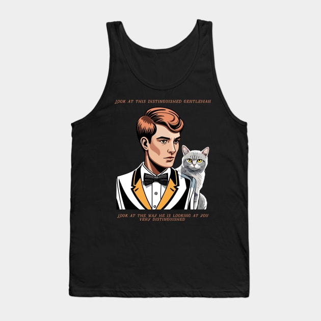 Distinguished Gentleman Tank Top by Kingrocker Clothing